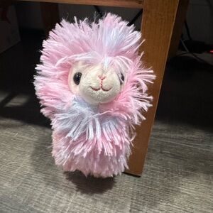 Rainbow Llama Plush 6 in Alpaca Soft Stuffed Animal Toy Multicolor Tie-dyed